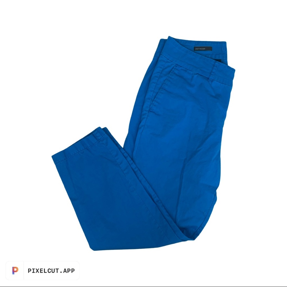 Blue Cropped Women’s Trousers